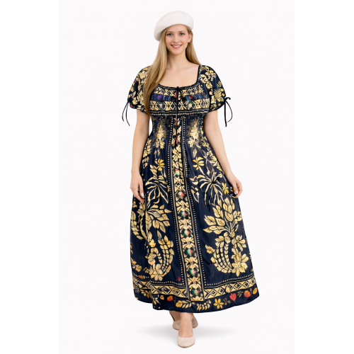Rayon Bobbin Dress for Women | All Designs Available | Free Size (Small to 5XL) | Soft & Breathable Fabric | Casual & Daily Wear