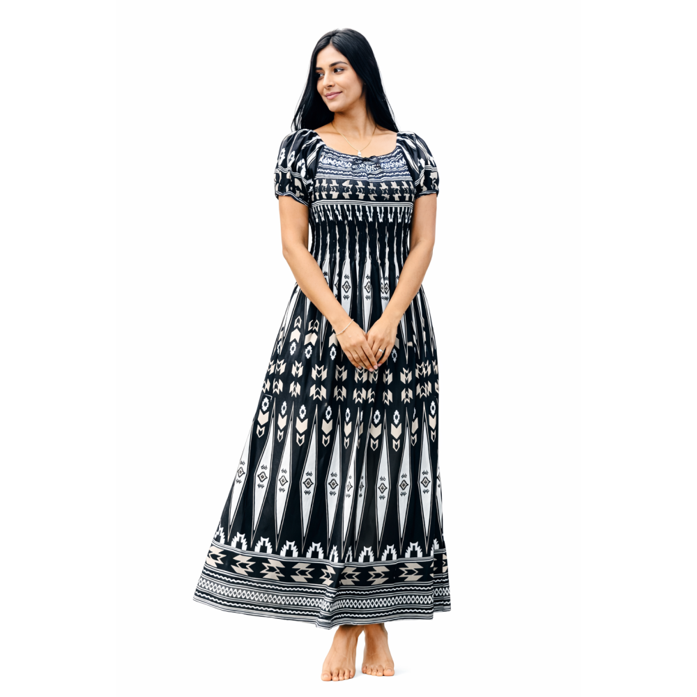 Women’s Rayon Bobbin Dress | All Designer Patterns Available | Free Size (S to 5XL) | Comfortable Stretch Fit Casual & Party Wear