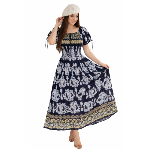 Women’s Rayon Bobbin Dress | All Designer Patterns Available | Free Size (S to 5XL) | Comfortable Stretch Fit Casual & Party Wear