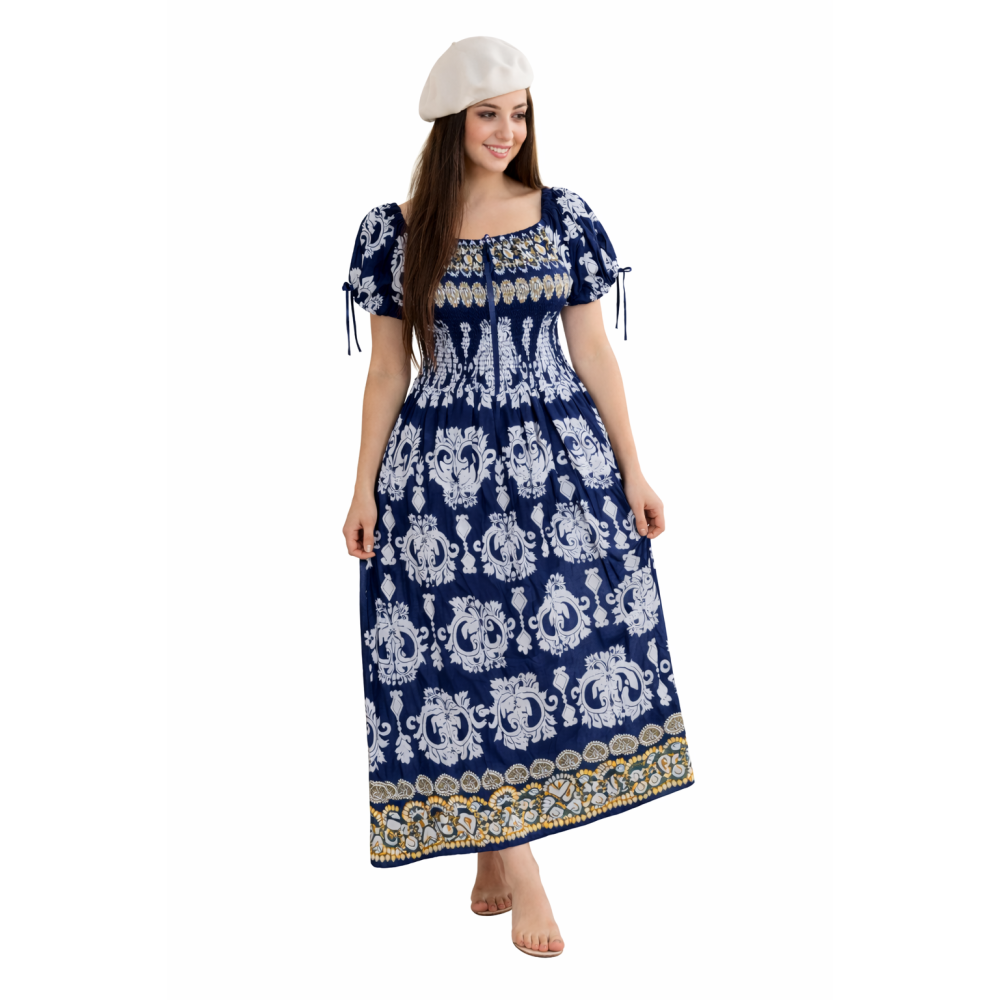 Women’s Rayon Bobbin Dress | All Designer Patterns Available | Free Size (S to 5XL) | Comfortable Stretch Fit Casual & Party Wear
