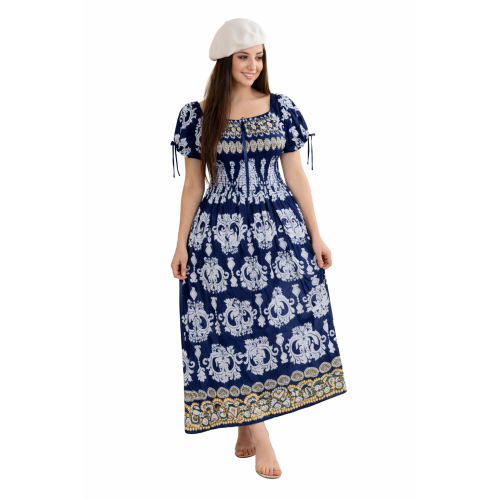 Women’s Rayon Bobbin Dress | All Designer Patterns Available | Free Size (S to 5XL) | Comfortable Stretch Fit Casual & Party Wear