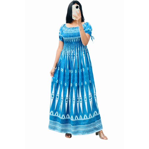 Women’s Rayon Bobbin Dress | All Designer Patterns Available | Free Size (S to 5XL) | Comfortable Stretch Fit Casual & Party Wear