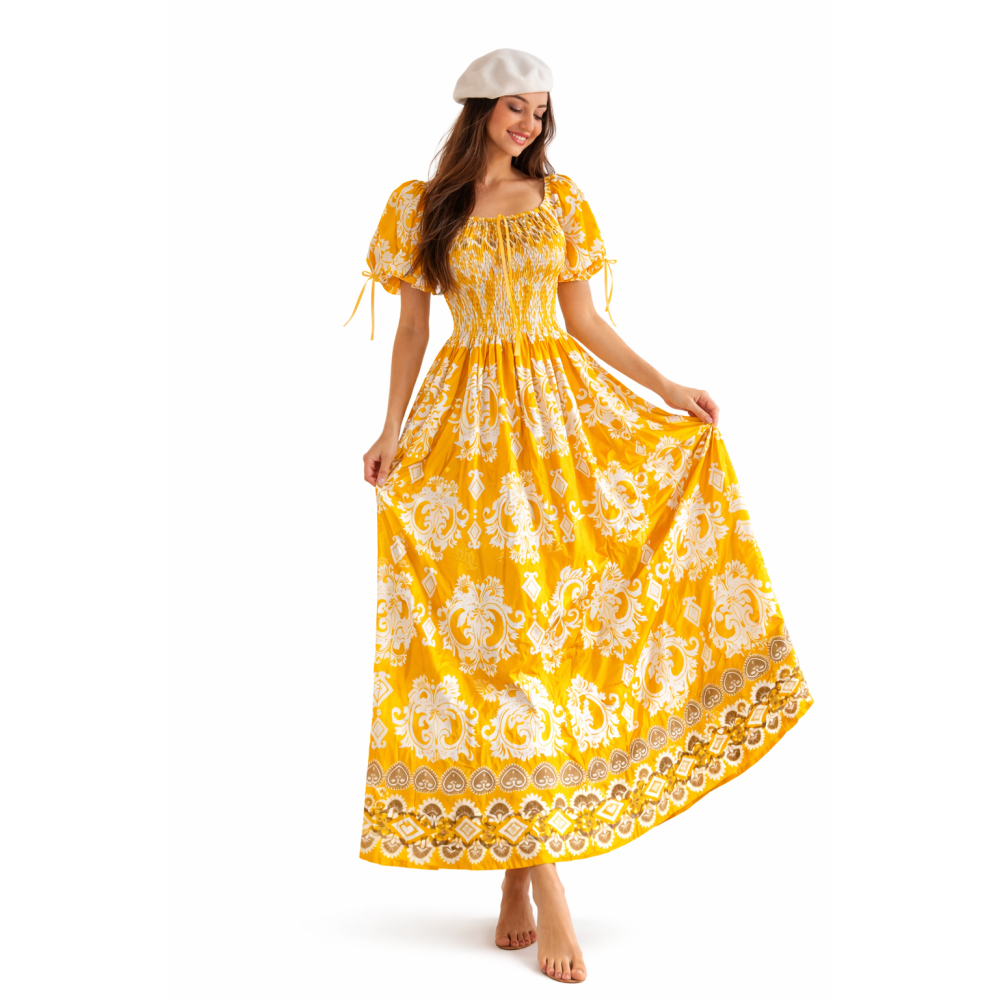 Women’s Rayon Bobbin Dress | All Designer Patterns Available | Free Size (S to 5XL) | Comfortable Stretch Fit Casual & Party Wear