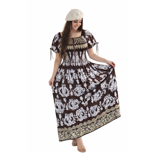 Women’s Rayon Bobbin Dress | All Designer Patterns Available | Free Size (S to 5XL) | Comfortable Stretch Fit Casual & Party Wear