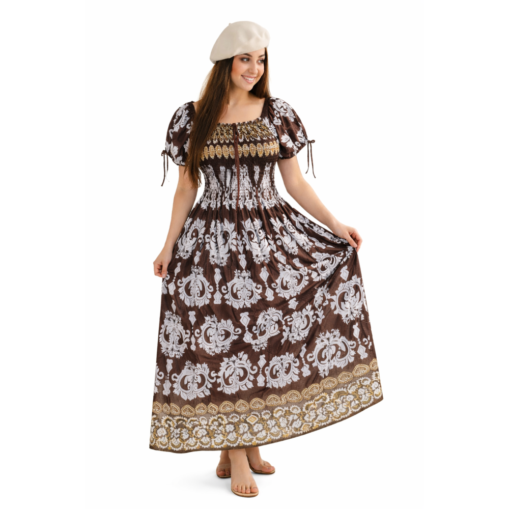 Women’s Rayon Bobbin Dress | All Designer Patterns Available | Free Size (S to 5XL) | Comfortable Stretch Fit Casual & Party Wear