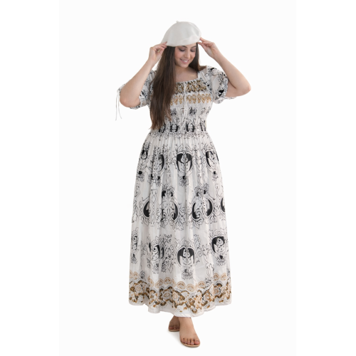 Women’s Rayon Bobbin Dress | All Designer Patterns Available | Free Size (S to 5XL) | Comfortable Stretch Fit Casual & Party Wear