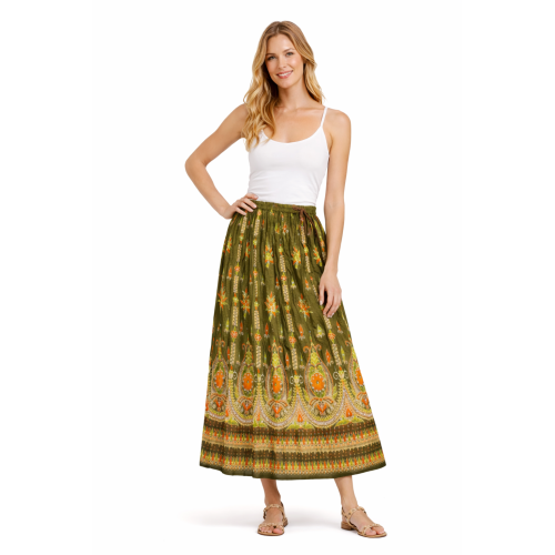 Women’s Gold Skirt with Sequin Work | Party Wear Gild Skirt | Available With & Without Work | Multiple Shades | Lightweight Festive Skirt