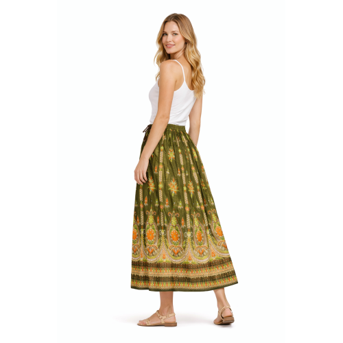 Women’s Gold Skirt with Sequin Work | Party Wear Gild Skirt | Available With & Without Work | Multiple Shades | Lightweight Festive Skirt