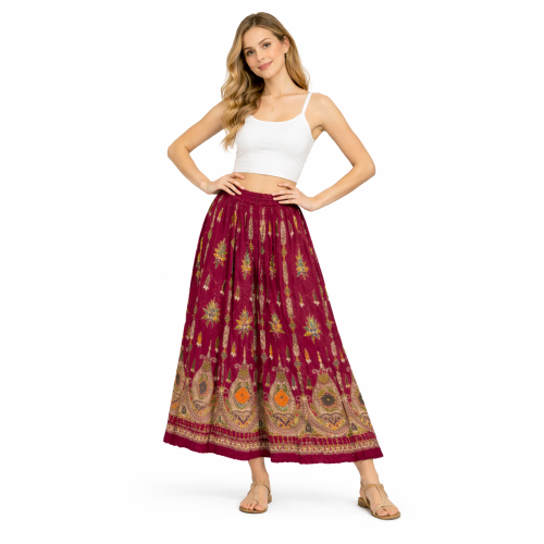 Women’s Gold Skirt with Sequin Work | Party Wear Gild Skirt | Available With & Without Work | Multiple Shades | Lightweight Festive Skirt