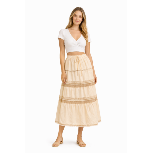 Cotton Cambric Skirt for Women | Soft & Breathable Fabric | All Shades Available | Comfortable Casual & Daily Wear Skirt