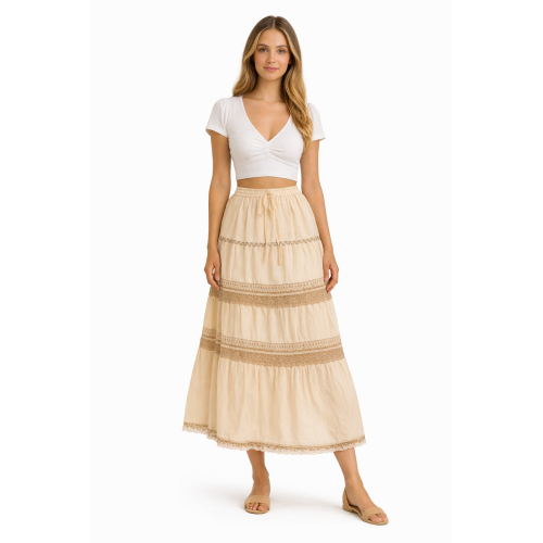 Cotton Cambric Skirt for Women | Soft & Breathable Fabric | All Shades Available | Comfortable Casual & Daily Wear Skirt