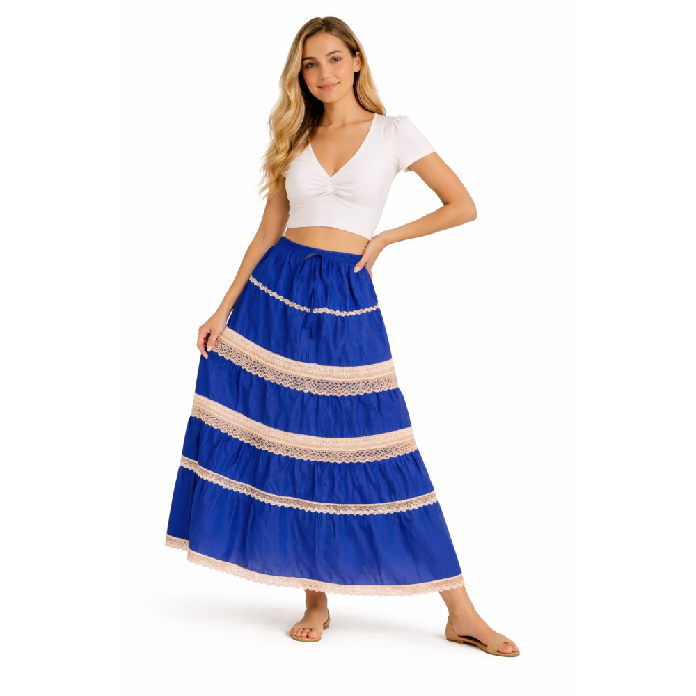 Cotton Cambric Skirt for Women | Soft & Breathable Fabric | All Shades Available | Comfortable Casual & Daily Wear Skirt