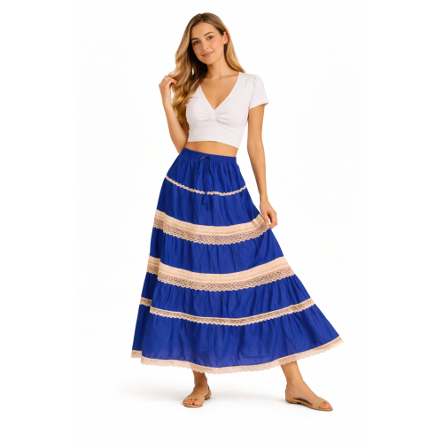Cotton Cambric Skirt for Women | Soft & Breathable Fabric | All Shades Available | Comfortable Casual & Daily Wear Skirt