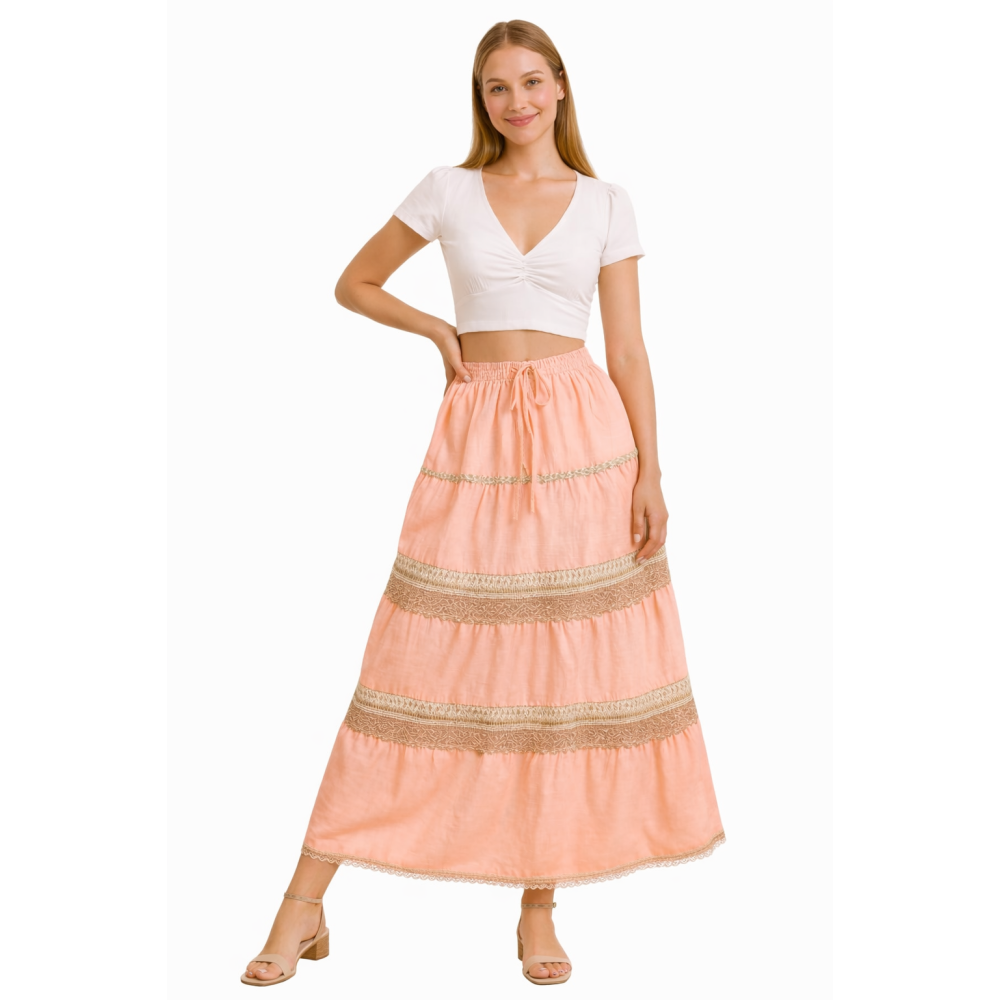 Cotton Cambric Skirt for Women | Soft & Breathable Fabric | All Shades Available | Comfortable Casual & Daily Wear Skirt