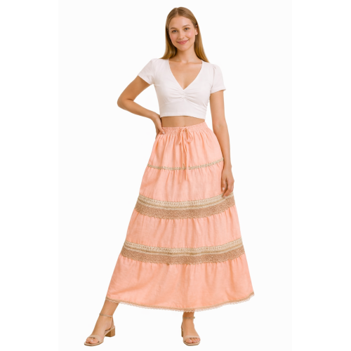 Cotton Cambric Skirt for Women | Soft & Breathable Fabric | All Shades Available | Comfortable Casual & Daily Wear Skirt