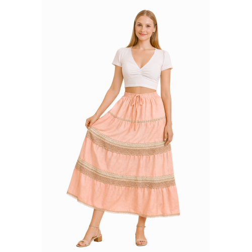 Cotton Cambric Skirt for Women | Soft & Breathable Fabric | All Shades Available | Comfortable Casual & Daily Wear Skirt