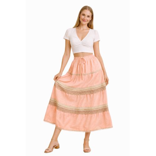 Cotton Cambric Skirt for Women | Soft & Breathable Fabric | All Shades Available | Comfortable Casual & Daily Wear Skirt