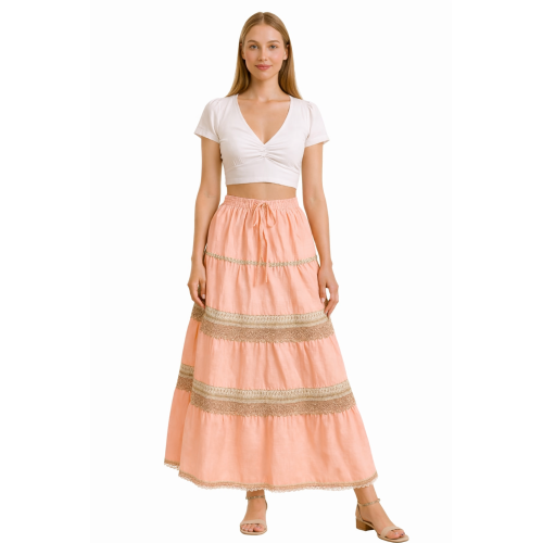 Cotton Cambric Skirt for Women | Soft & Breathable Fabric | All Shades Available | Comfortable Casual & Daily Wear Skirt