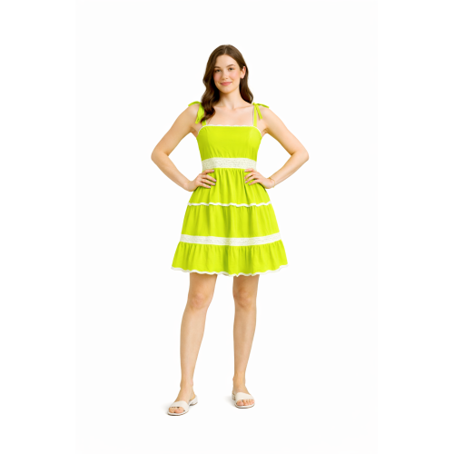 Rayon Dress for Women | Back Smoking Elastic Fit | Soft & Breathable Rayon Fabric | Casual & Daily Wear Dress | Free Size