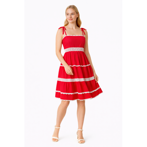 Rayon Dress for Women | Back Smoking Elastic Fit | Soft & Breathable Rayon Fabric | Casual & Daily Wear Dress | Free Size