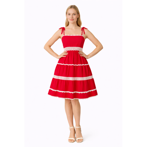 Rayon Dress for Women | Back Smoking Elastic Fit | Soft & Breathable Rayon Fabric | Casual & Daily Wear Dress | Free Size