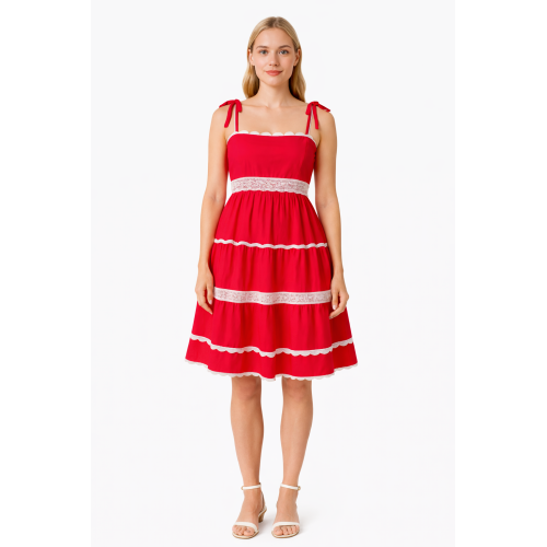 Rayon Dress for Women | Back Smoking Elastic Fit | Soft & Breathable Rayon Fabric | Casual & Daily Wear Dress | Free Size