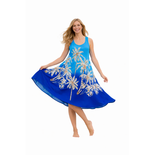 Rayon Umbrella Dress for Women | All Over Printed Flared Dress | Soft & Breathable Fabric | Casual & Festive Wear | Free Size | Affordable Fashion