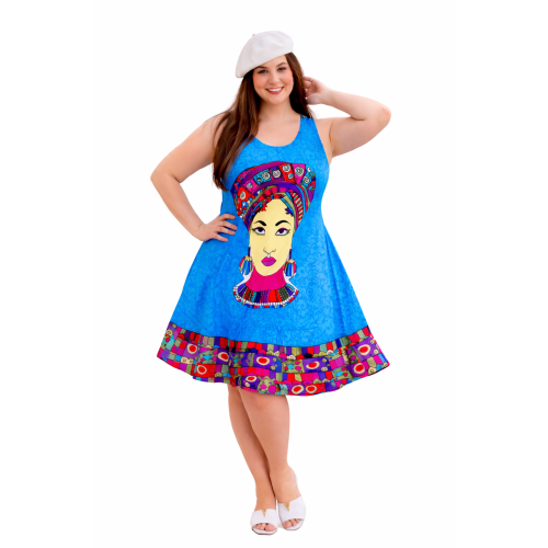 Rayon Umbrella Dress for Women | All Over Printed Flared Dress | Soft & Breathable Fabric | Casual & Festive Wear | Free Size | Affordable Fashion