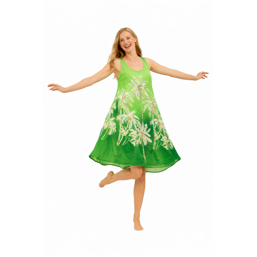 Rayon Umbrella Dress for Women | All Over Printed Flared Dress | Soft & Breathable Fabric | Casual & Festive Wear | Free Size | Affordable Fashion