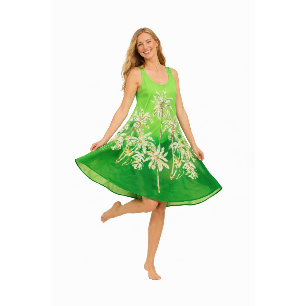 Rayon Umbrella Dress for Women | All Over Printed Flared Dress | Soft & Breathable Fabric | Casual & Festive Wear | Free Size | Affordable Fashion