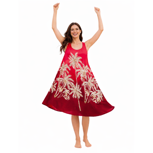 Rayon Umbrella Dress for Women | All Over Printed Flared Dress | Soft & Breathable Fabric | Casual & Festive Wear | Free Size | Affordable Fashion