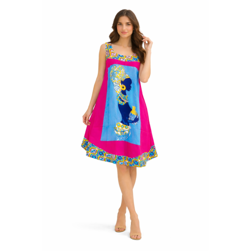 Rayon Umbrella Dress for Women | All Over Printed Flared Dress | Soft & Breathable Fabric | Casual & Festive Wear | Free Size | Affordable Fashion
