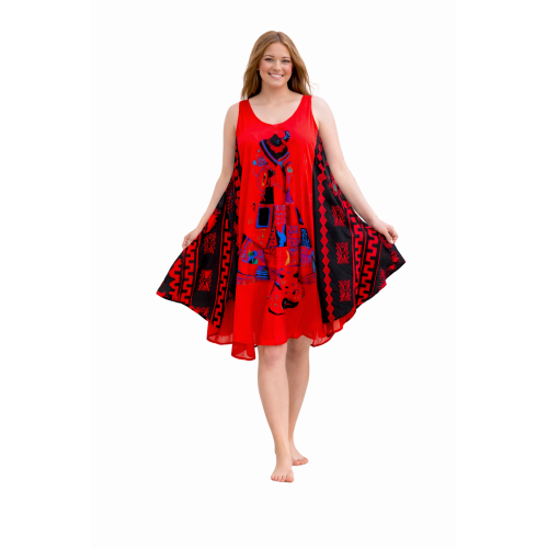 Rayon Umbrella Dress for Women | All Over Printed Flared Dress | Soft & Breathable Fabric | Casual & Festive Wear | Free Size | Affordable Fashion