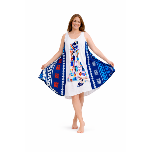 Rayon Umbrella Dress for Women | All Over Printed Flared Dress | Soft & Breathable Fabric | Casual & Festive Wear | Free Size | Affordable Fashion