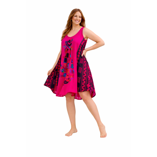 Rayon Umbrella Dress for Women | All Over Printed Flared Dress | Soft & Breathable Fabric | Casual & Festive Wear | Free Size | Affordable Fashion