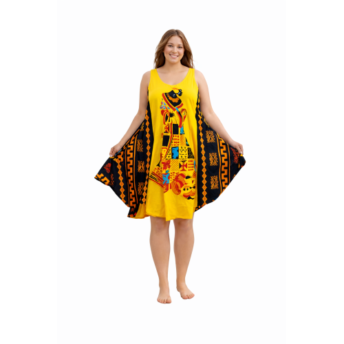 Rayon Umbrella Dress for Women | All Over Printed Flared Dress | Soft & Breathable Fabric | Casual & Festive Wear | Free Size | Affordable Fashion