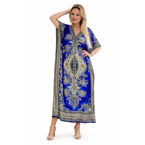 Women’s Long Kaftan Dress Stylish Casual, Party & Beach Wear