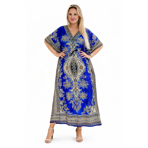 Women’s Long Kaftan Dress Stylish Casual, Party & Beach Wear