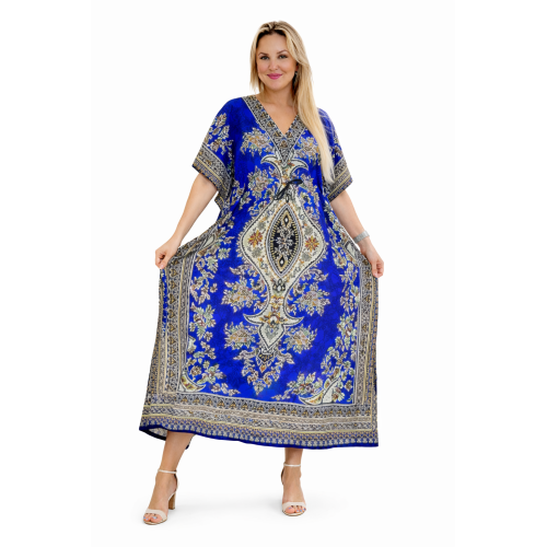 Women’s Long Kaftan Dress Stylish Casual, Party & Beach Wear