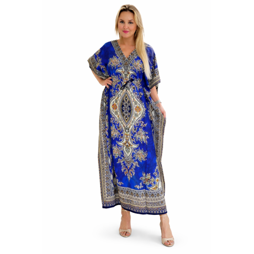 Women’s Long Kaftan Dress Stylish Casual, Party & Beach Wear