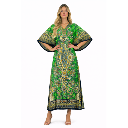 Women’s Long Kaftan Dress Stylish Casual, Party & Beach Wear