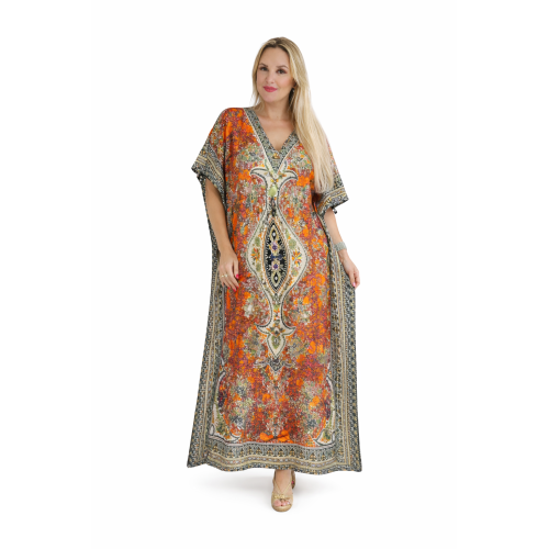 Women’s Long Kaftan Dress Stylish Casual, Party & Beach Wear