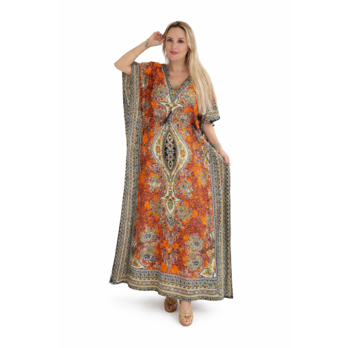 Women’s Long Kaftan Dress Stylish Casual, Party & Beach Wear