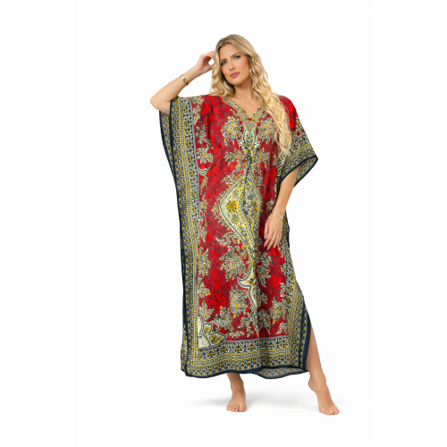 Women’s Long Kaftan Dress Stylish Casual, Party & Beach Wear