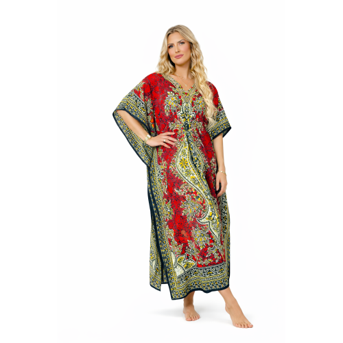 Women’s Long Kaftan Dress Stylish Casual, Party & Beach Wear