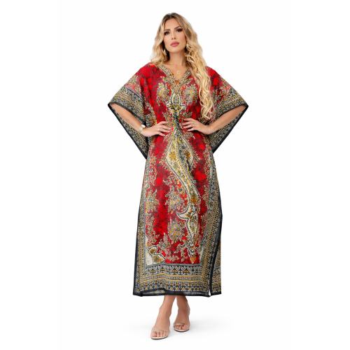 Women’s Long Kaftan Dress Stylish Casual, Party & Beach Wear