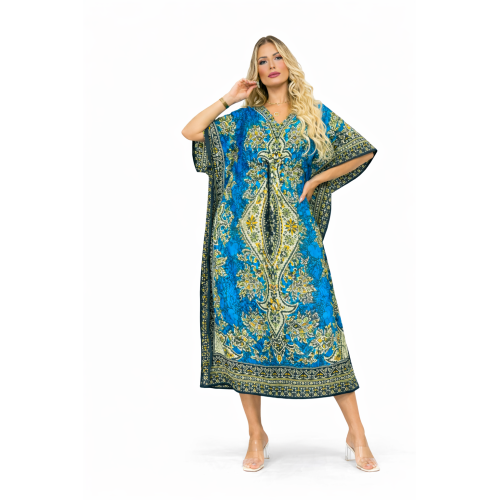Women’s Long Kaftan Dress Stylish Casual, Party & Beach Wear