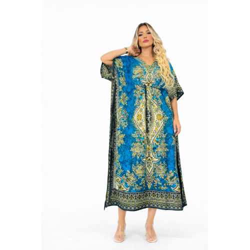 Women’s Long Kaftan Dress Stylish Casual, Party & Beach Wear