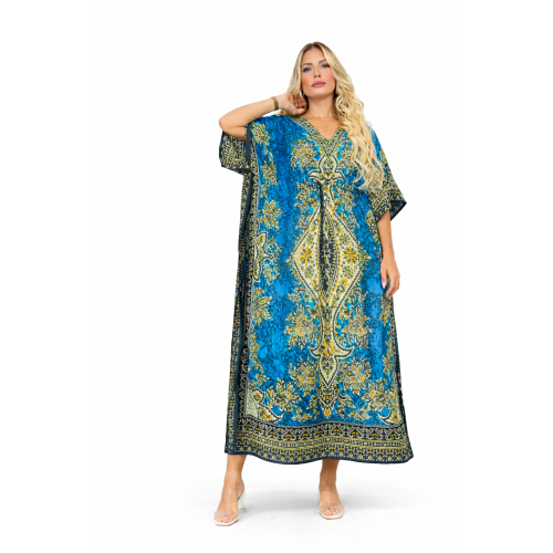Women’s Long Kaftan Dress Stylish Casual, Party & Beach Wear