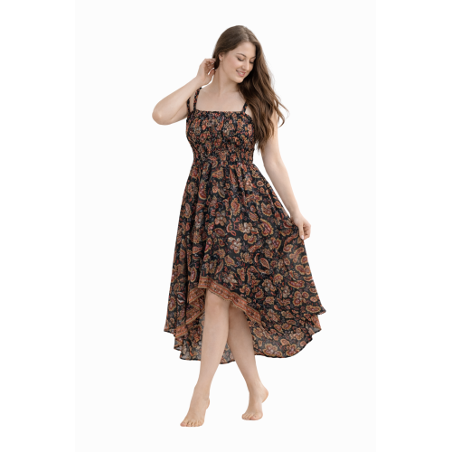 Women’s Silk Dress | New Collection | Soft & Lightweight Fabric | Elastic Free Size | Comfortable Fit | Party & Casual Wear